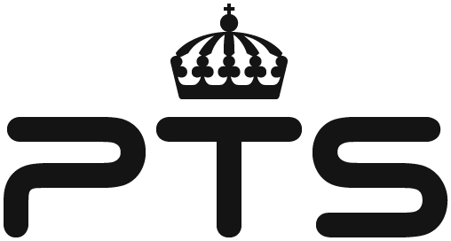 Logotyp för PTS - Post- och telestyrelsen